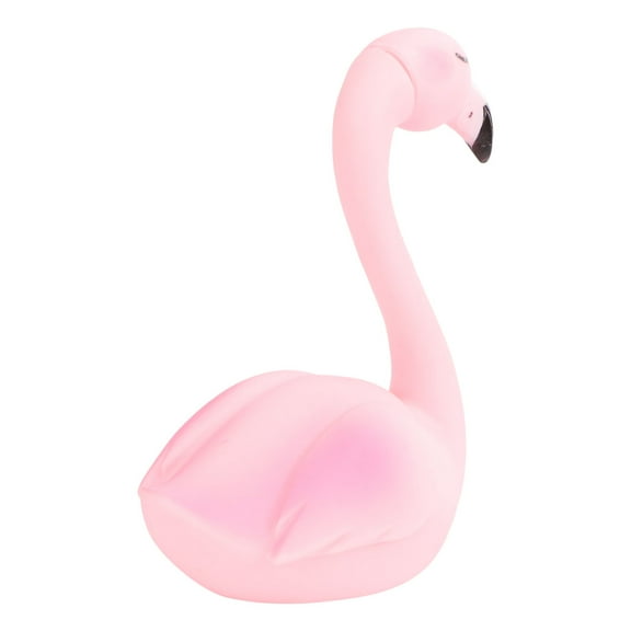 Worgeous 4pcs Adorable Flamingo Cake Decor Creative Glowing Flamingo Craft Fashion Cake Ornament (Closed Wings)
