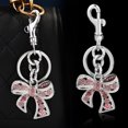 thumbnail image 2 of Diamond-Encrusted Rainbow Zircon Bow Pendant – Elegant Jewelry Charm for Bags, Keys, Necklaces (Gold/Silver/Rose Gold), 2 of 12