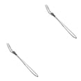 thumbnail image 4 of Matsuzay Pack of 5 Fruit Forks Stainless Cake Small Dessert Restaurant Steel Kitchen Flatware Biscuit Salad Snack Tableware Cookie uno 2piezas Matsuzay CBP485431, 4 of 6