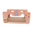 thumbnail image 1 of Planche à Gratter pour Chat Nid pour Chat Tapis à Griffer Protection de Meubles Carton Chat Rose, 1 of 9