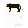 thumbnail image 1 of Tigre Negro, retrato animal Set cumpleaños gracias tarjeta postal correo lado 20pcs, 1 of 3