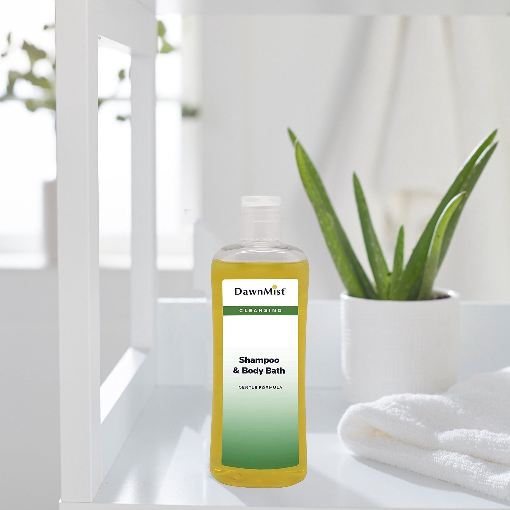 Dawn Mist Shampoo and Body Bath Wash, Apricot Scent, pH Balanced, 48 Ct