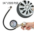 thumbnail image 4 of KRONDO Tire Inflator with Pressure Gauge,0-220PSI Digital Tire Pressure Gauge with 14 Hose and Chuck,Perfect for Any Car, Truck, Motorcycle, RV, 4 of 9