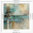 thumbnail image 5 of Art.com Morning Fjord Square II Art Print by Silvia Vassileva, White Frame Wall Art, 38" x 38", 5 of 5