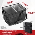 thumbnail image 4 of Picnic BBQ Grill Caddy with Paper Towel Holder, Outdoor Camping Griddle Organizer & Portable Barbecue Utensil Storage for Patio, Backyard, and Cookouts, 4 of 8