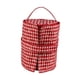 thumbnail image 2 of Bolsa de mano para tejer, bolsa de crochet, ligera, desmontable, de tela Oxford, herramienta de bricolaje con Rojo, 2 of 9