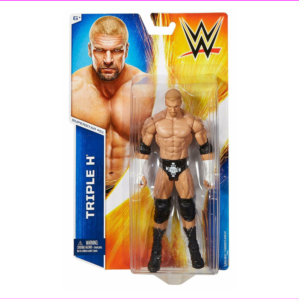 Triple H Basic Series 45 WWE Mattel Wrestling Figure 