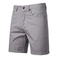 thumbnail image 2 of Tmtolofot Men's Cargo Shorts Casual Classic Fit Elastic Waistband Short Pants Summer Twill Chino Shorts Golf Dress Short 2026 Summer Beach Pant for Vacation Travel|Gray|36, 2 of 6