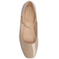thumbnail image 5 of Journee Womens Carrie Buckle Square Toe Mary Jane Dress Flats, Widths Available, 5 of 9