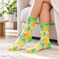 thumbnail image 6 of COUVER Women's Patterned Crew Socks Tie-dye Size 9-11 6 Pairs (12 Count), 6 of 6