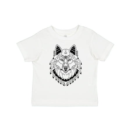 

Inktastic Tribal Wolf Head Gift Toddler Boy or Toddler Girl T-Shirt