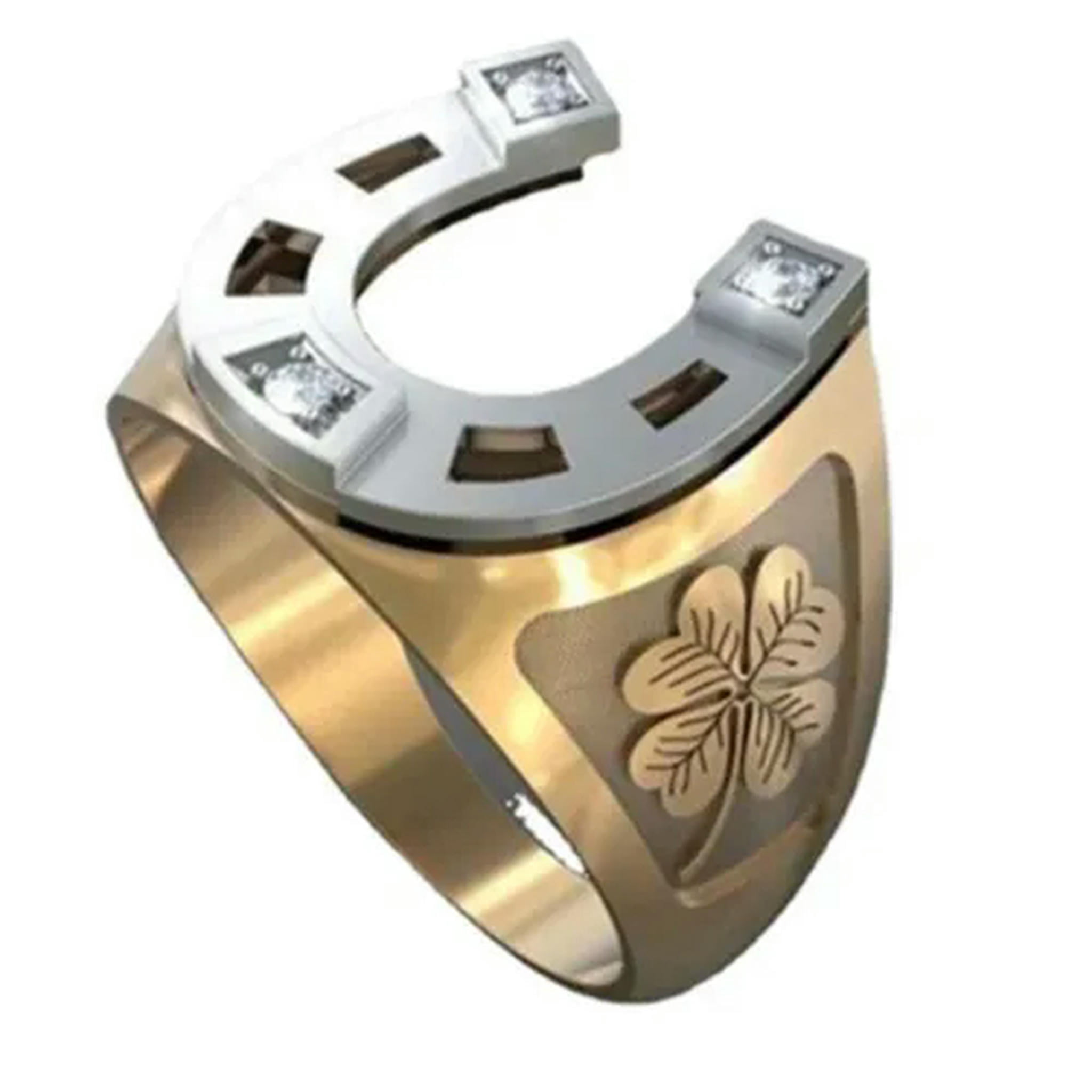 K-KED Retro Men's Punk Biker Ring Band Delicate Jewelry Lucky
