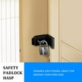 thumbnail image 4 of Kuyiluo - Candado de seguridad para puerta de granero (2 unidades, 90 grados, acero inoxidable), 4 of 8