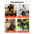 thumbnail image 6 of KFFKFF Tool Belt with 19 Pockets and Suspenders, Adjustable Utility Belt for Men, Durable Work Bag with Detachable Suspension Rig, Suitable for Electricians, Carpenters, and Construction Workers, 6 of 9