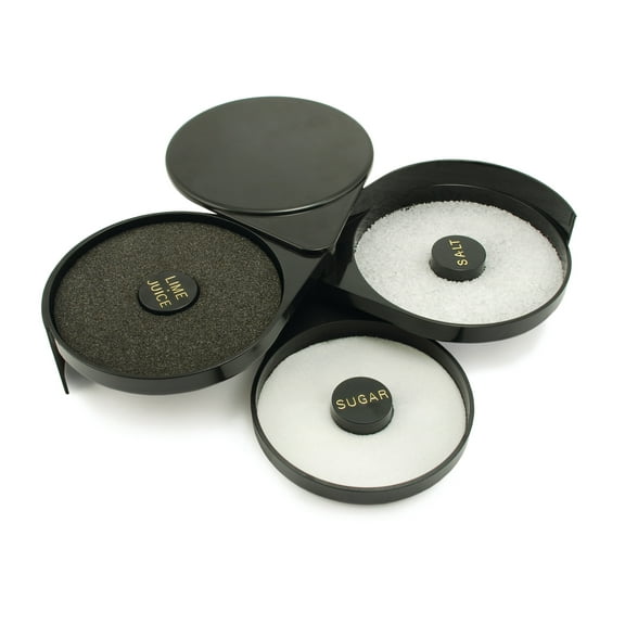 True 3 Tiered Cocktail Rimmer for Drinks, Margarita, Martini, Party Gifts