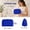 Blue, variant on Travel Makeup Bag for Women, Portable Fold-down Cosmetic Case, Make Up Organizer Pouch, Water-resistant Toiletry Bag for Toiletries