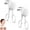 2pcs-white, variant on Electric Heated Eyelash Curler, USB Rechargeable Lash Lift Tool with LED Display, 3 Temperature Settings, 1.5s Fast Heating Curler for Natural Lashes, Portable Makeup Gift