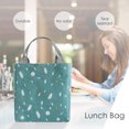 thumbnail image 3 of Bolsa de almuerzo con estampado impermeable, con aislamiento térmico, con cordón, para caja Bento (C) Likrtyny Para estrenar, 3 of 5