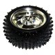 thumbnail image 2 of 2wd/4wd rueda de coche 85x31mm neumático rueda Robot DIY RC juguete robótico Kit Plata, 2 of 7