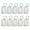 B, variant on 10Pcs Clear Acrylic Picture Frame Keychain Various Shapes Blank Photo Keychains