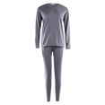 thumbnail image 2 of Seyurigaoka Mens Warm Thermal Underwear Bottom Soft Long Sleeve Tops Pants 2 Piece Outfits, 2 of 7