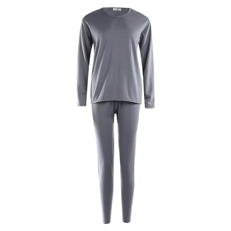 CL convallaria Thermal Underwear for Men, Ultra Soft Long Johns Fleece  Lined Base Layer Cold Weather Top and Bottom Set 