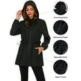 Audhol Jackets for Women Rain Jackets for Women Water Proof Packable