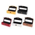 thumbnail image 3 of PU Leather Single Lipstick Case Holder Holder Purse Lipstick Storage Box w/Mirror for Purse Yellow, 3 of 9