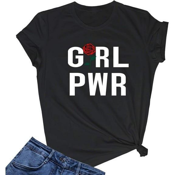 LOOKFACE Women's Cute T Shirt Junior Tops Teen Girls Graphic Tees