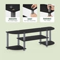 thumbnail image 5 of Furinno TURN-S-TUBE Wood TV Entertainment Center for TV up to 42" in Black/Gray, 5 of 8
