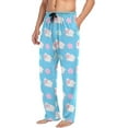 thumbnail image 5 of Floral Flamingo Pajama Pants Mens Lounge Pants Casual Men Pajama Bottoms with Pockets Drawstring, 5 of 7