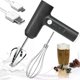 thumbnail image 3 of Cordless Electric Whisk Hand Mixer Portable Handheld Electric Mixer with 3-speed Self-Control for Whipping Mixing Pudding, 3 of 5