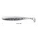 thumbnail image 5 of Soidarity Cebos de pesca de simulación reutilizables, cebos artificiales portátiles de PVC, 5,5 cm, 10 Uds. Pescar No.11 Soidarity OD000513-11, 5 of 6