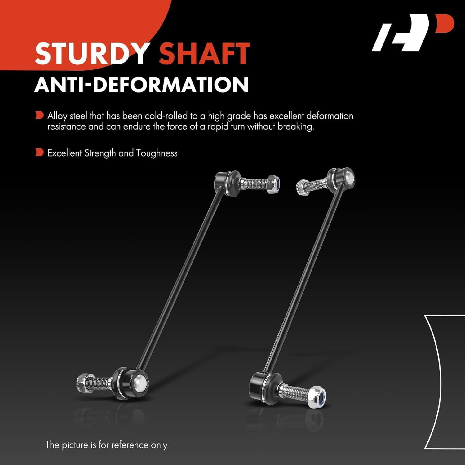 A-Premium Front Sway Bar Link Stabilizer Link Compatible with Ford Explorer 2011-2019 Police Interceptor Utility 2013-2019 Replace# GB5Z5K483A, GB5Z5K484A 2-PC Set