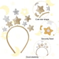 thumbnail image 4 of Diadema de estrella, con purpurina, linda estrella, aro para el cabello, fiesta, festival, diadema de estrella, accesorios creativos, diadema de estrella para fiesta, festival, vacaciones, cumpleaños, 4 of 5