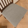 thumbnail image 4 of RUINIXCW Chair Seat Covers For Dining Chairs Dining Room Chair Seat Anti-Dust Stretch Fit Removable Washable Slipcovers Kitchen Chair Covers, 4 of 9