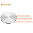 thumbnail image 3 of Unique Bargains M10 Filetage 80 mm Diamètre Forme Ronde Quincaillerie pour Disque en Aluminium Lot de 1 Adaptateur de Dessus en Verre pour Table en Verre, 3 of 5
