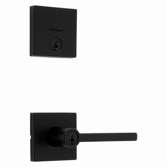 Kwikset-Halifax-Matte-Black-Zinc-Lever-and-Single-Cylinder-Deadbolt
