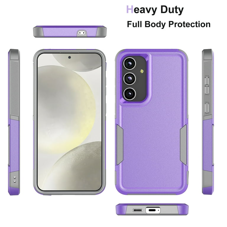 Violet silicone cover for Samsung Galaxy S24 Ultra
