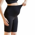 thumbnail image 4 of Avrntaa Women's Maternity Biker Shorts - Over Belly High Waist Comf Pregnancy Workout Yoga Shorts, 4 of 8