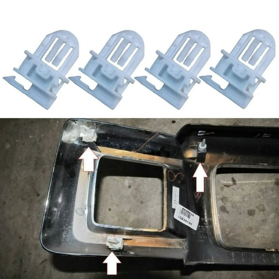 4Pcs Grille Assembly Clip Fit for 2006-2010 Hummer H3 / 2009-2010 H3T 11561829