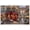 Frame-style, variant on Paris Street Scene Canvas Wall Art Romantic French Cafe View Poster Vintage Eiffel Tower Oil Painting Print for Living Room Bedroom Home Decor Artwork for Wall Decor