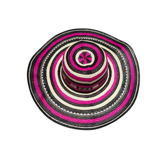 Authentic Sombrero Vueltiao Colombian Hat - Adulto Rosado