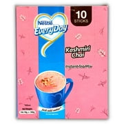 Nestle Everyday Instant Tea Mix, Pink Kashmiri Chai Just Add Hot Water, 10 Sachet