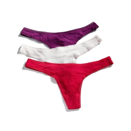 

OnGossamer Womens Mesh Hip G Thong Solids 3-Pack Style-3512P3