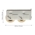 YIHONGMU 2x Patio Door Rollers Sliding Screen Gate Wheel Replacement