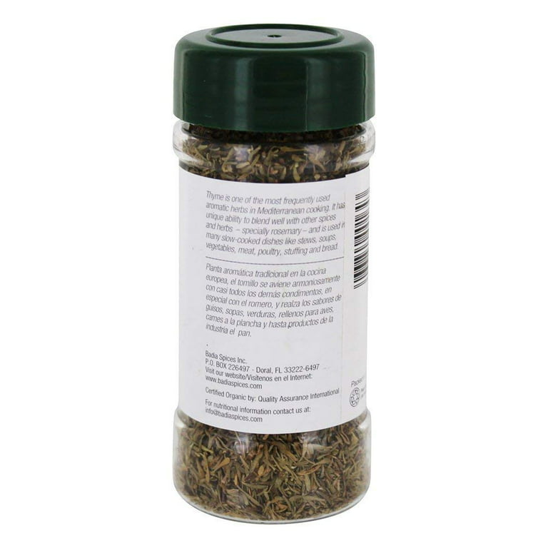 Thyme Leaves - 0.5 oz - Badia Spices
