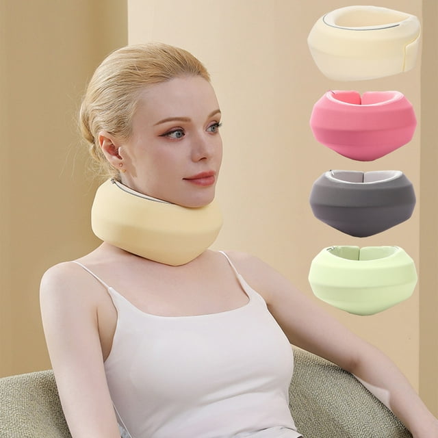 Ganfancp Funda Portátil de Espuma con Memoria para El Cuello - Collarín Cervical para Los Ronquidos Liquidación Ventas Hoy Ofertas Prime 1X Collarín
