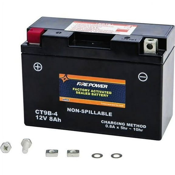 Fire Power  CTZ8V FA; Sealed Factory Activated Battery Ctz8V