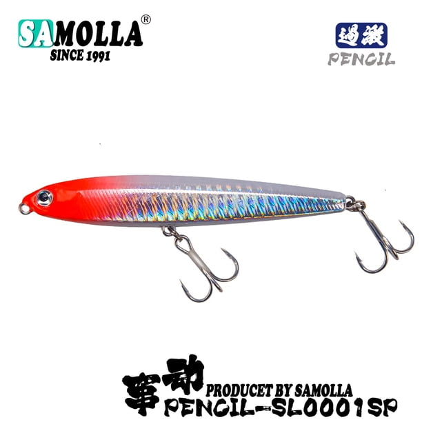 Señuelos de Pesca de hundimiento de lápiz, pesos de 10-24g, aparejos de Pesca de lubina, señuelos de carpa, accesorios de Pesca, cebo de pez de agua salada Isca Artificial Tan Jianjun unisex